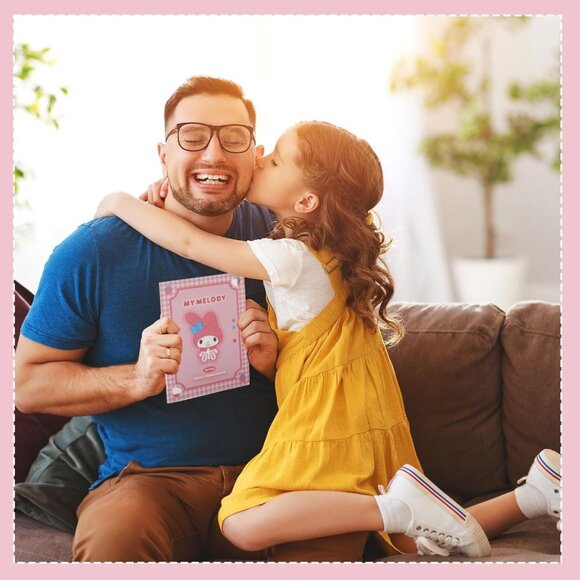 Hello Kitty My Melody Pink Sticky Notebook Cute Rabbit Stationery Set - Picture 6 of 7